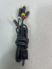 MICROSOFT BRAND E SLIM AV COMPOSITE CABLE 3.5mm TO RCA, FOR XBOX 360