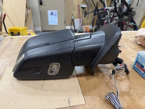 Power Mirror Set For 15-18 Ford F-150 Passenger Blind Spot Glass Manual Fold