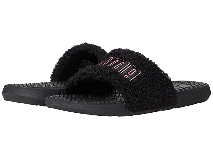 Sandali PUMA Cool Cat Sherpa BX bambini US 5 neri comodi slip on slide JOBB860