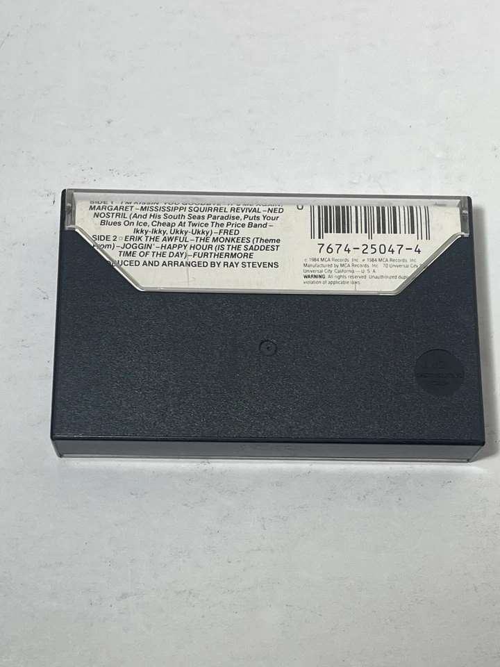 Ray Stevens, He Thinks He's Ray Stevens (1984 Cassette MCAC-25047)V.G. Condition - Image 2 of 3