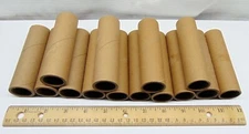 10 Sturdy Heavy Duty Empty Cardboard Spools Rolls Tubes  Art Crafts 4" inch long