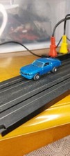 Auto World Slot Car- THUNDERJET ULTRA G - Metallic Blue 1970 Ford Mustang