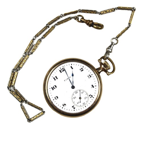 Art Deco 1932 Elgin Grade 315 Model 3 Pocket Watch 15 Jewels Octagon Case Art Deco 1932 Elgin Grade 315 Model 3 Pocket Watch 15 Jewels  main image 2