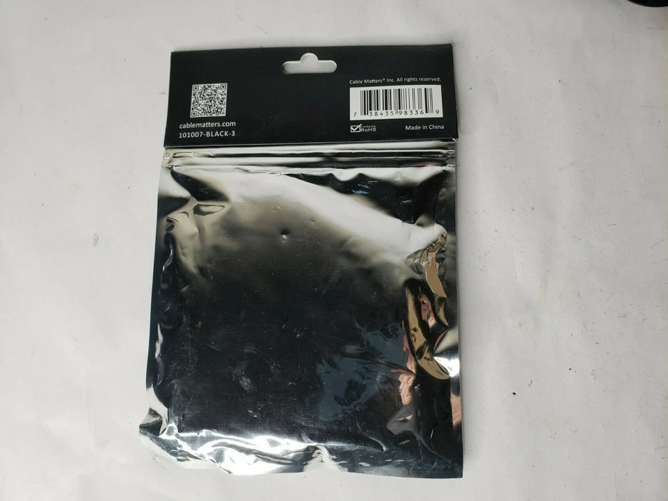 Cable Matters Mini DisplayPort to DisplayPort Cable - Mac / PC - 3 ft - NEW - Image 2 of 2