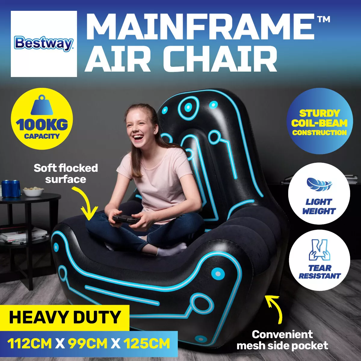 Bestway inflatable cheap gaming chair