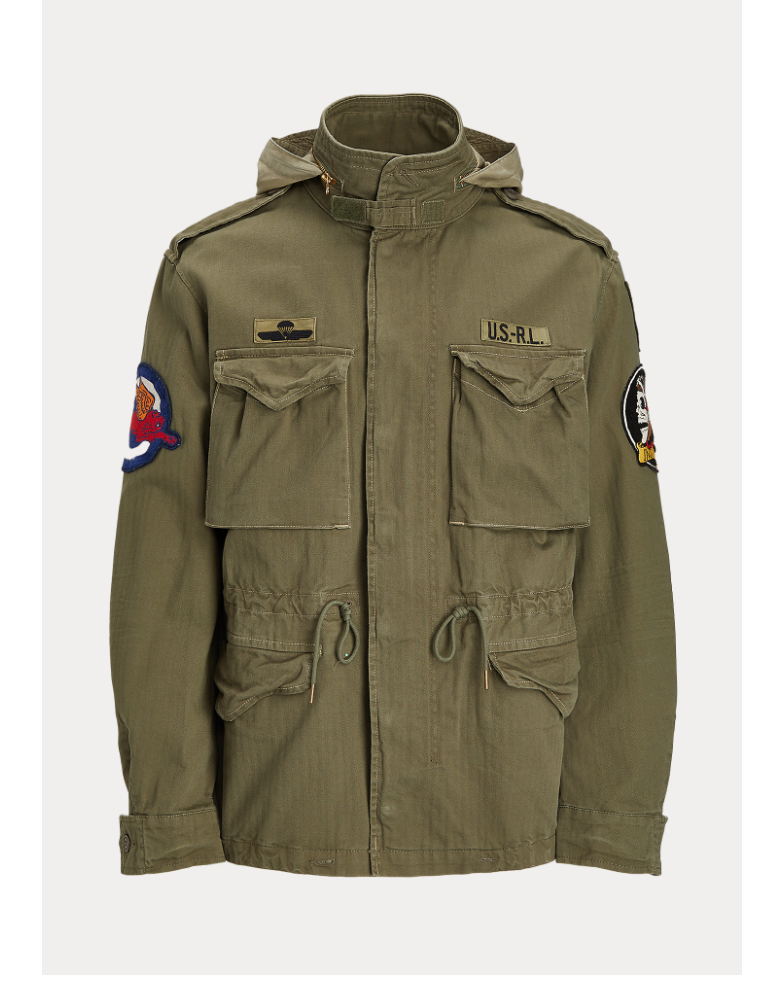 NWT Men's Polo Ralph Lauren M-65 Combat Military Army Skull NWT Men's Polo Ralph Lauren M-65 Combat Military Army Skull