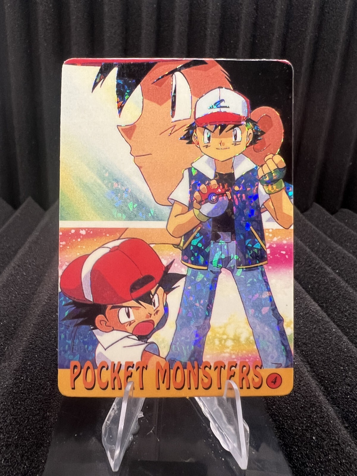Pokemon Vintage 1999 Bandai Vending HOLO Prism Sticker Pocket Monsters Nintendo