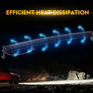Auxbeam 240W 42'' 6 Modes White & amber Curved Led Light Bars For Dodge Ram 1500 - Bild 8 von 12