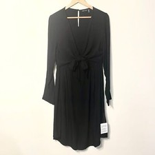 ASOS Design Maternity Tie Front Long Sleeve Dress Size 12