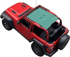 Sunshade for Jeep Wrangler JL 2018-Current 2 Door Sun Shade Front an