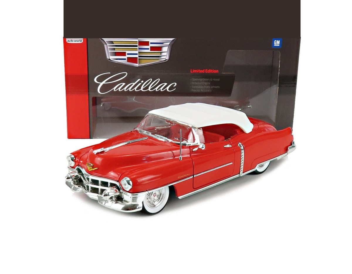 1/18 1953 キャデラック エルドラド レッド×ホワイト 1953 CADILLAC ELDORADO RED W/WHITE TOP 1:18 SCALE BY