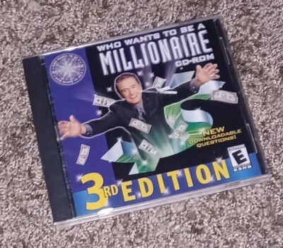 NEW Who Wants To Be A Millionaire 3rd Edition Windows PC CD-Rom Game SEALED 