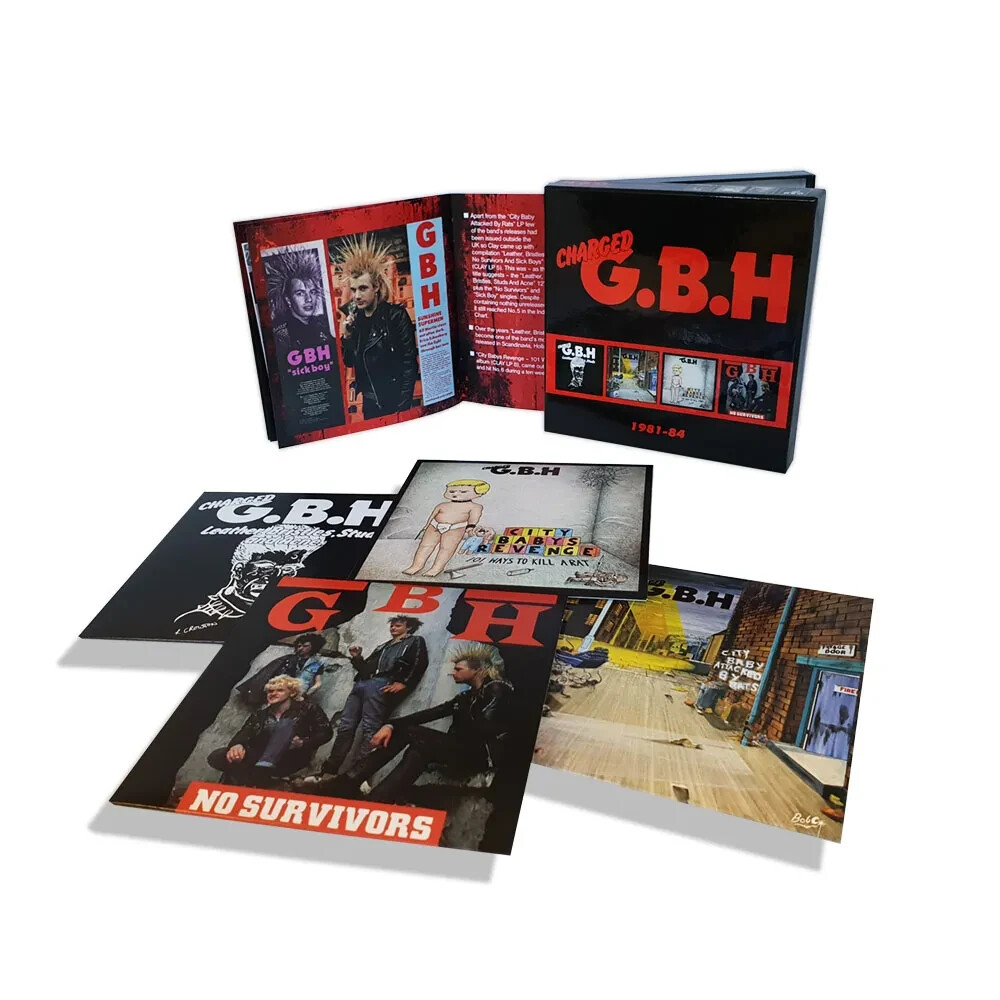 Charged G.B.H, 1981 - 84, 4CD Clamshell Box Set