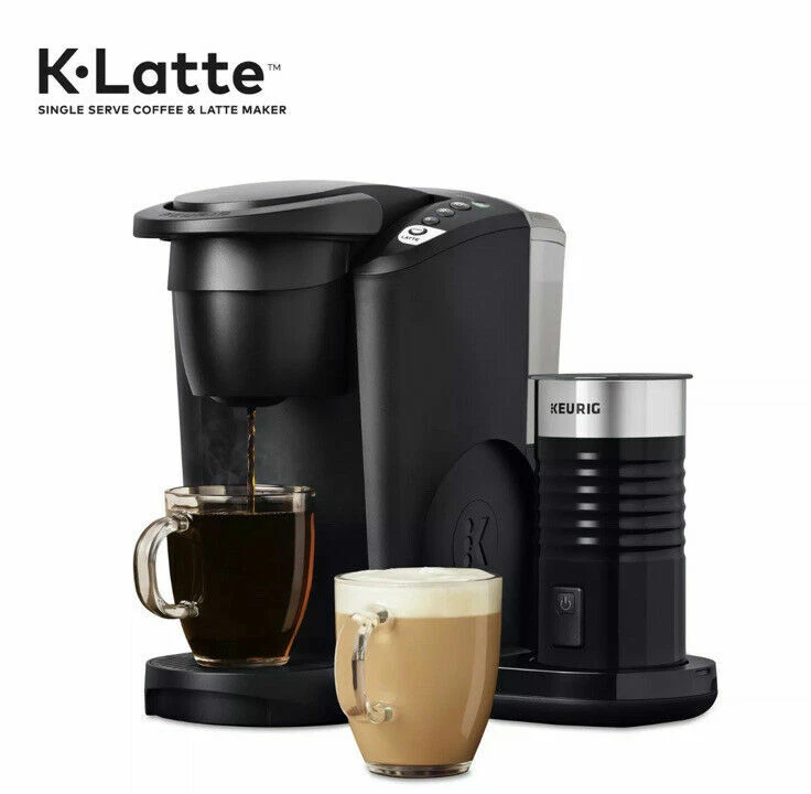 Keurig K-Latte Coffee Maker with Milk Frother, Compatible with all