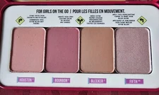 Balm Auto Balm Girl Power 4-Shades of Cheeks to Go in Tin Can Palette