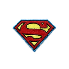 Superman House Of El Logo Embroidered Iron On Patch DIY Applique