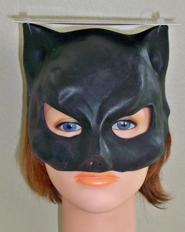 NIÑOS O ADULTOS GATO NIÑA GATITO NEGRO MEDIO LÁTEX MÁSCARA DISFRAZ TB25004 Foto 2 de 3