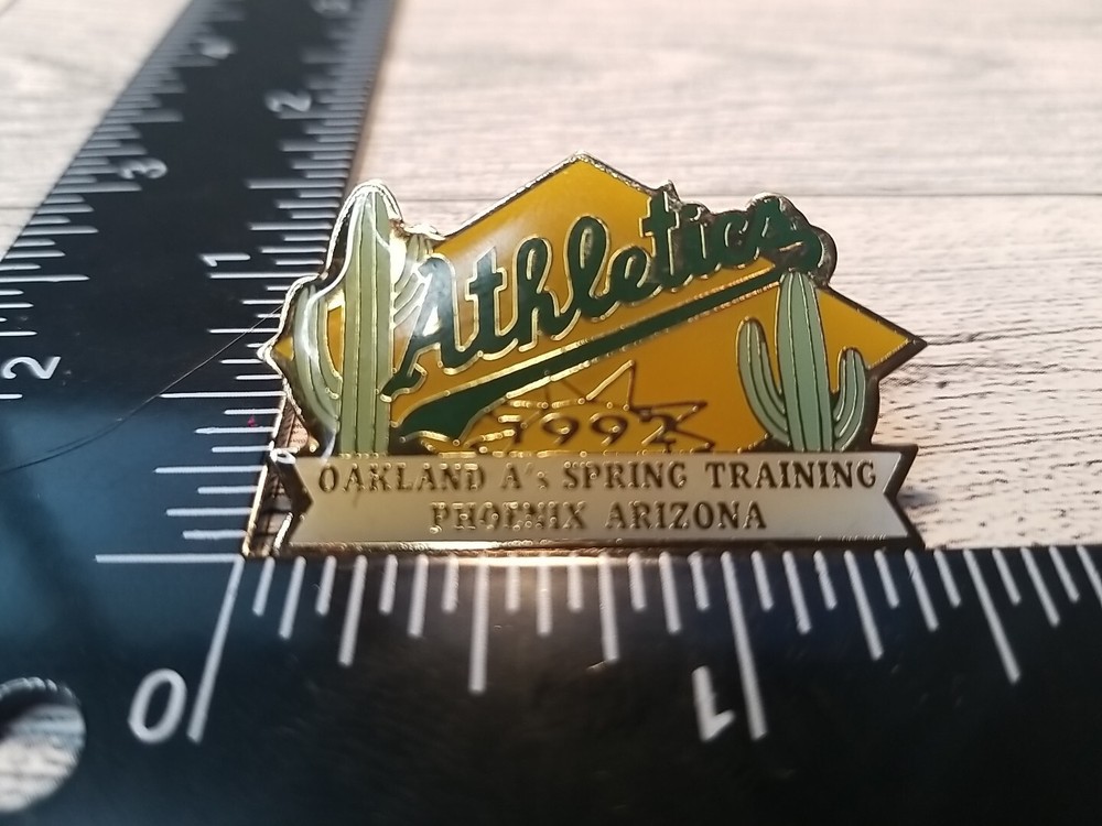 Oakland Athletic A's 1992 Spring Training Collectible Lapel Hat Pin MLB Baseball
