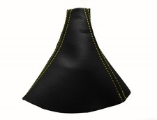 Gelb Faden Echtleder Schaltmanschette Schaltsack Für FORD KA RU8 2008-2016