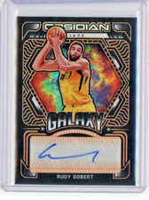 2021-22 Obsidian Galaxy Auto Electric Etch Orange /50 #GA-RUD Rudy Gobert - MINT