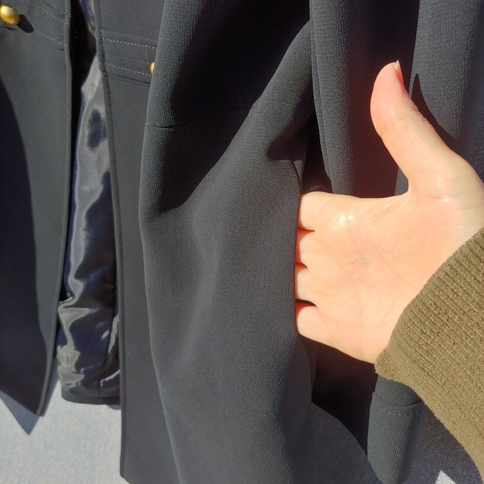 TAHARI Arthur S. Levine Long Military Blazer Dress Coat Womens Plus 22W