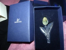 Swarovski Crystal 2004 SCS LARGE Yellow TULIP HTF