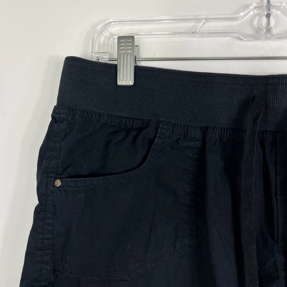 Pantalones Cortos Arizona Juveniles Talla 18 1/2 Plus Pantalones Cortos Pull On Negro Algodón Ligero Foto 2 de 4