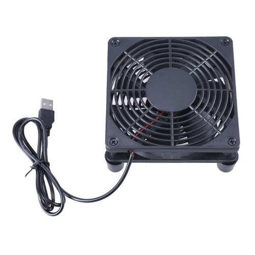 Ventilateur de Refroidissement Alimenté par USB 120mm 5V pour Routeur Rack Armoire de Réseau Vidéo - Photo 6/7