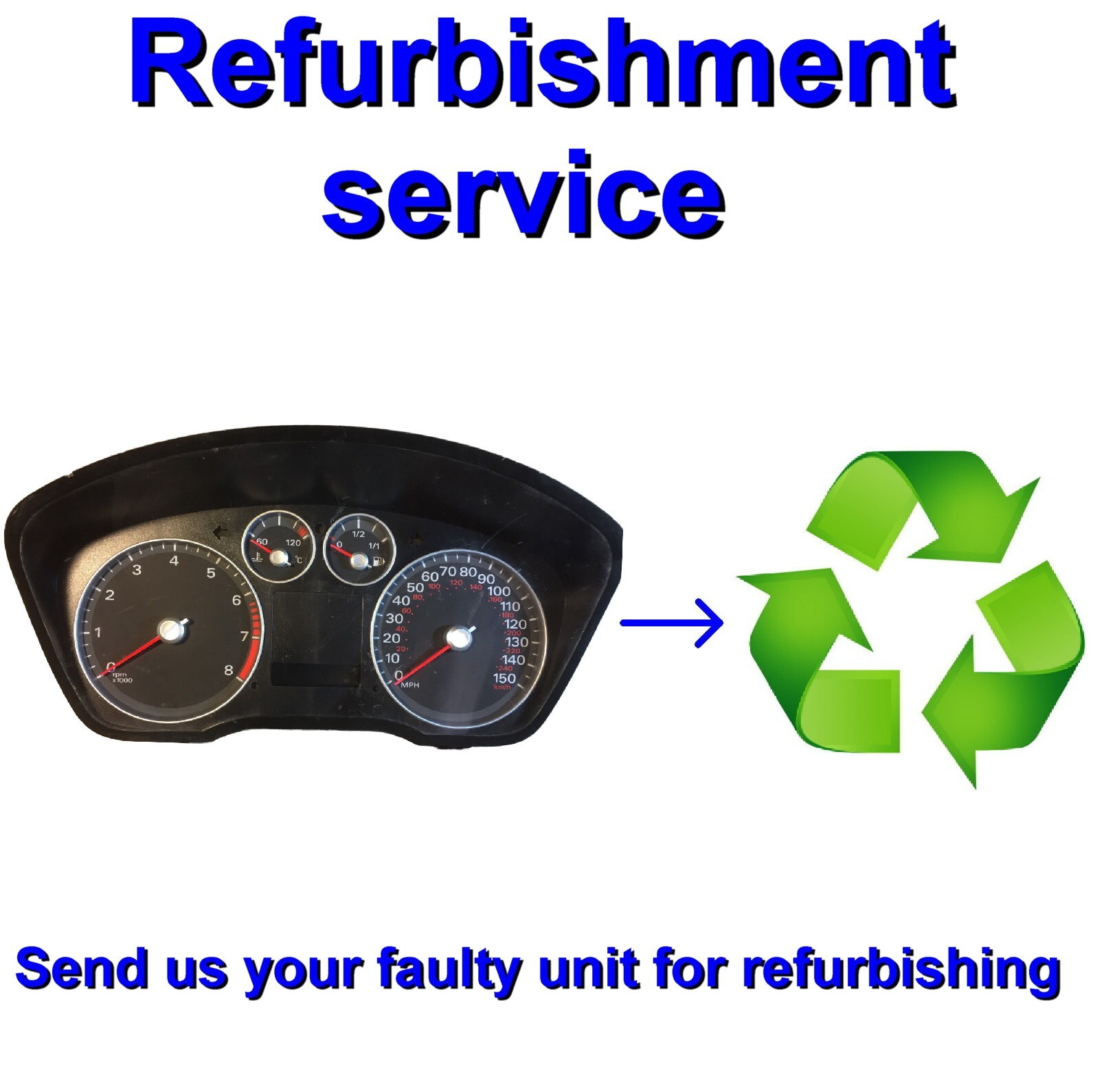 Ford Focus Mk2 Mk3 / CMax Instrument Cluster / Clocks / Dash Repair