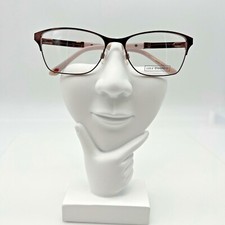 Lulu Guinness L200 Designer Eyeglasses Frames 56-16-135 Color Brown Glasses