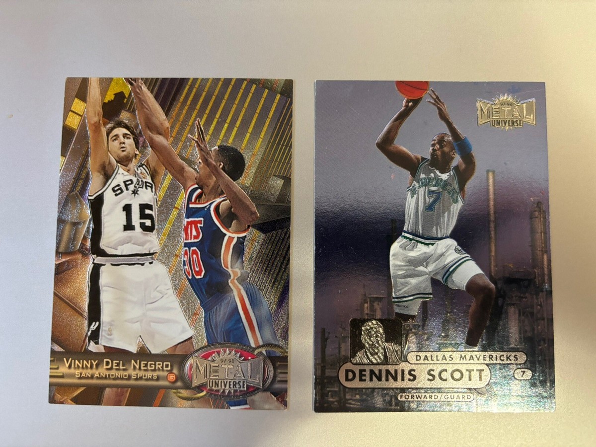 1997-1998 Skybox Metal Universe Lot Dennis Scott 93 Vinny Del 