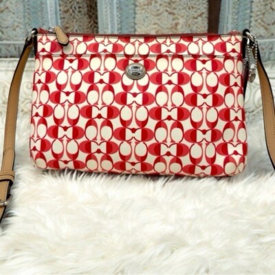 Coach Peyton East West Swingpack Dream C Pink Crossbody