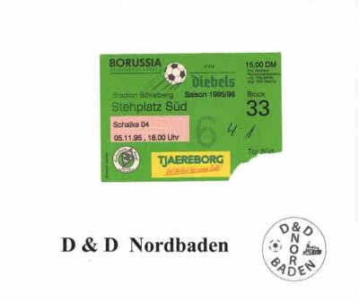 Ticket De Match Vintage - Kickers Offenbach Vs B. Mönchengladbach - Saison 72/73