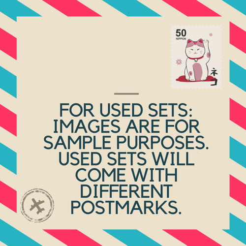 JAPAN 2015 GREETINGS HELLO KITTY (NATIONAL EDITION) 82 YEN COMP. 10 STAMPS USED - Picture 4 of 4