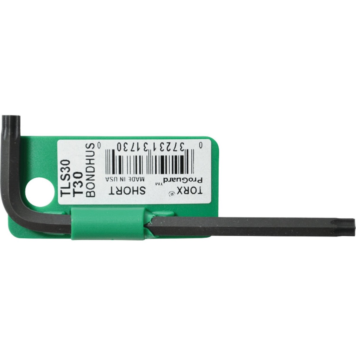 Bondhus 31708 T8 x 1.6 Inch Torx L-Wrench - Short Arm, Tagged