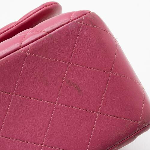 Chanel Lambskin klassische Jumbo Doppelklappe Tasche - Bild 8 von 12
