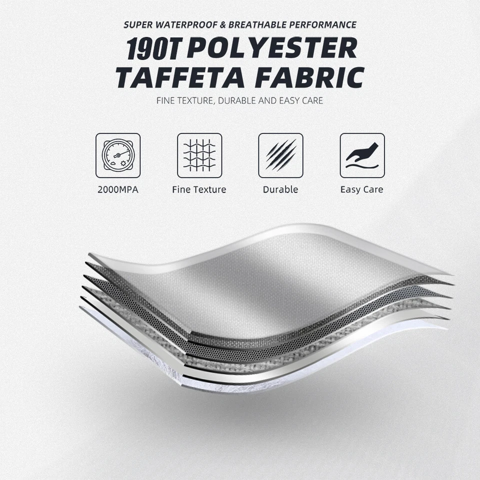 Truck Cover Outdoor Waterproof Dust Duty Resistant For Chevrolet R10 C10 K10 - Image 4 of 4