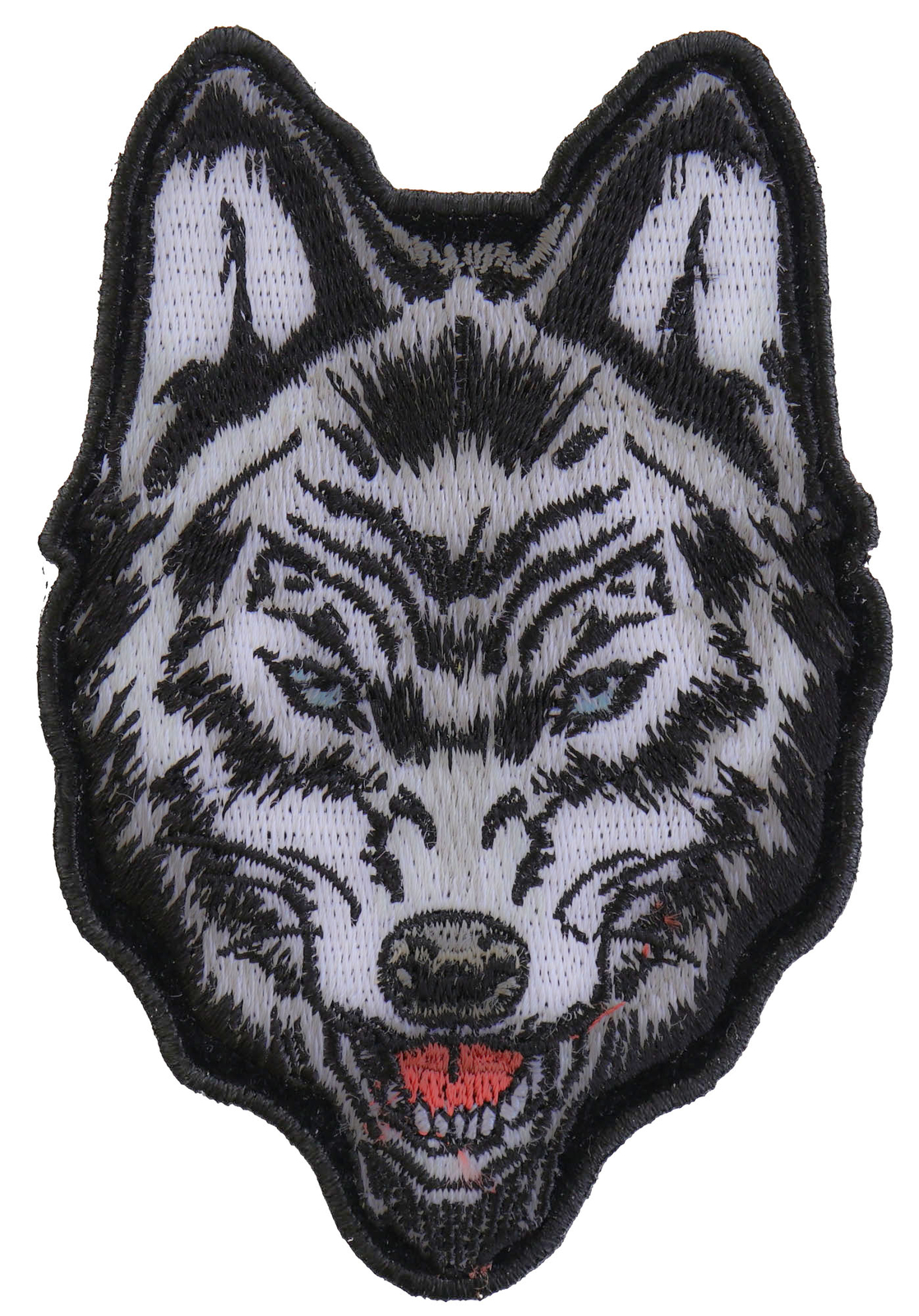 Iron on Wolf Patch - 3x4.5 inch - P5656