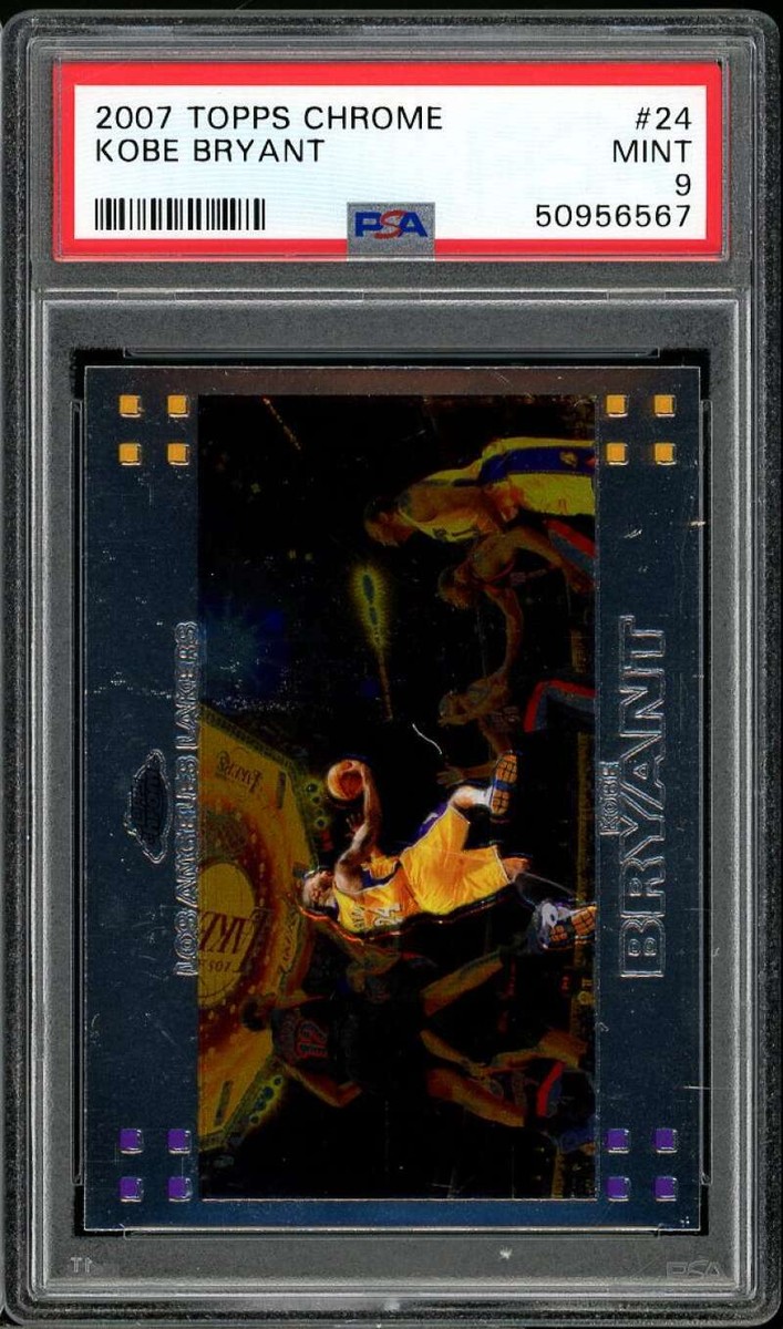 その他 NBA 08-09 topps chrome Kobe Bryant Kobe Bryant Card 2007-08 Topps Chrome #24 PSA 9 | eBay