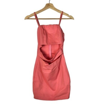 white christmas dresses Soraya Cutout Maxi Dress-Coral M