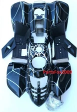 COOLSTER 3050C SunL90 BAJA50 Peace 70 90cc 110 CC  ATV PLASTIC BODY Black Spider