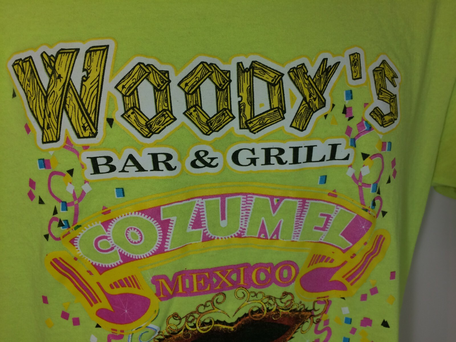 WOODY'S BAR & GRILL COZUMEL, MEXICO Adult TShirt … Gem