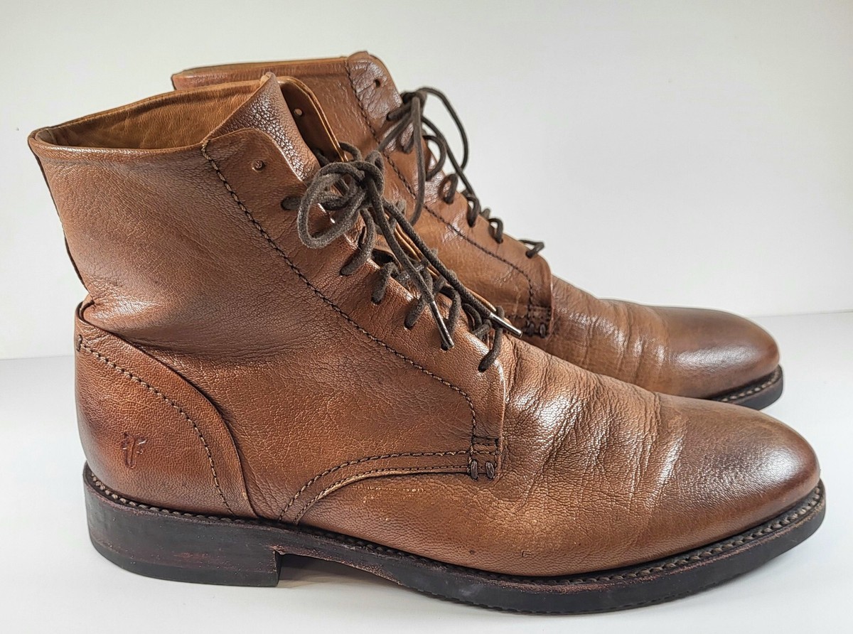 Frye Men Frye Men\'s Brown Leather Ankle Boots main image 0