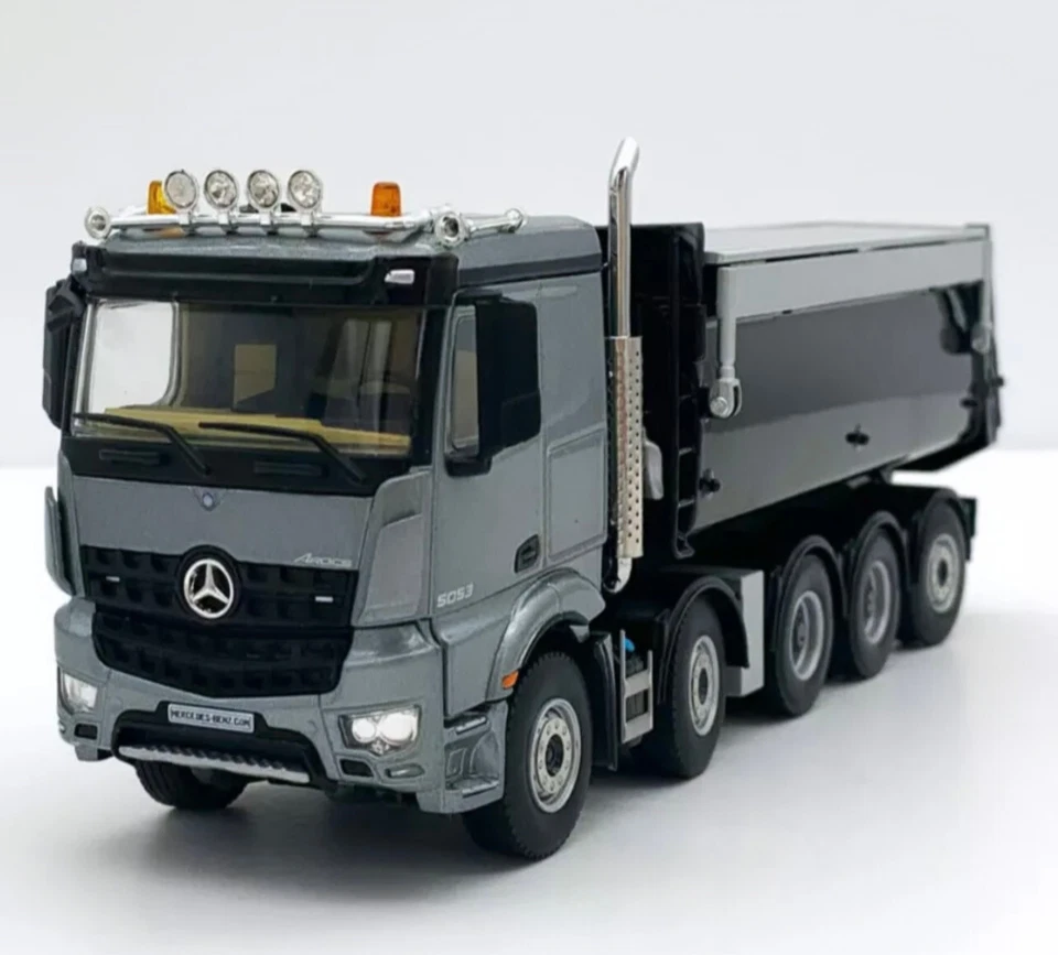 Camion ribaltabile Mercedes Arocs MP4 stream space 10x4, modelli WSI, scala 1:50 - Immagine 2 di 4