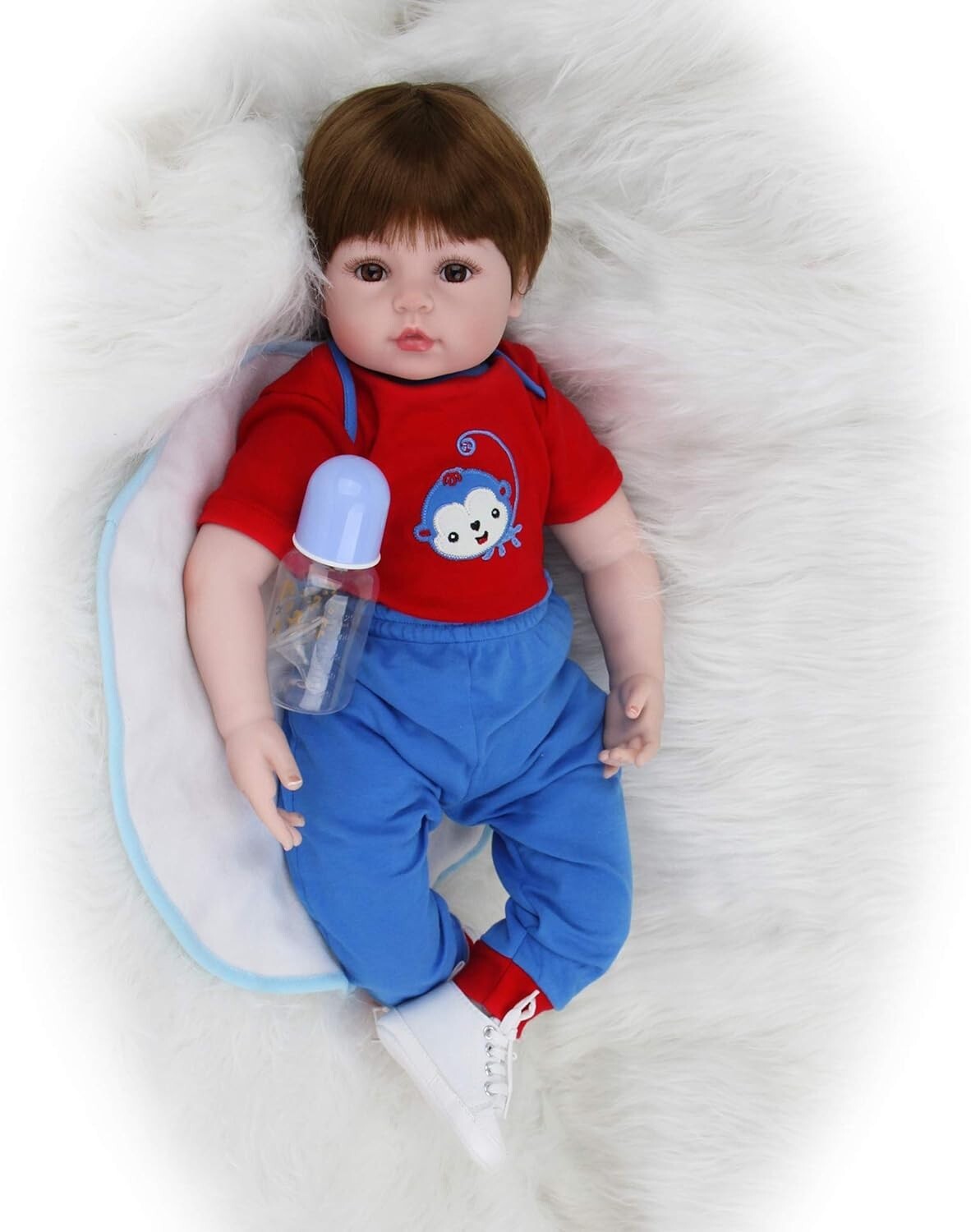 Reborn Baby Dolls, Boy, 20 inches, Soft Silicone Vinyl, Lifelike Boy