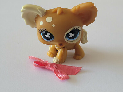 LPS # 836 LITTLEST PETSHOP ORIGINAL AUTHENTIC CHIEN PAPILLON BUTTERFLY DOG 22