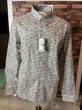 New Van Heusen Essential Long Sleeve Shirt Floral Print Sz Lg NWT  