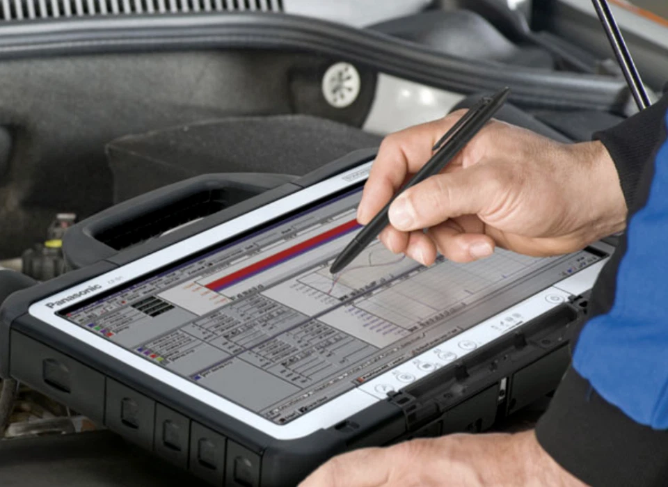 PANASONIC TOUGHBOOK CF-D1N MK3 i5-6300U 3GHz Turbo 16GB 512GB SSD SELTEN TABLET - Bild 2 von 4