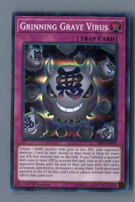 Grinning Grave Virus SR06-EN030 Structure Deck: Lair of Darkness Yu-Gi-Oh LP