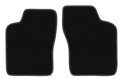 Velours-Fußmatten vorne für Opel Ascona C 1981-1988 Liftback 2tlg Schwarz BASIC